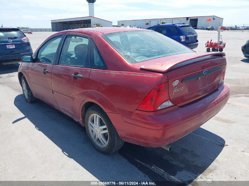 2001 Ford Focus Se VIN: 1FAFP34381W296255 Lot: 39569776