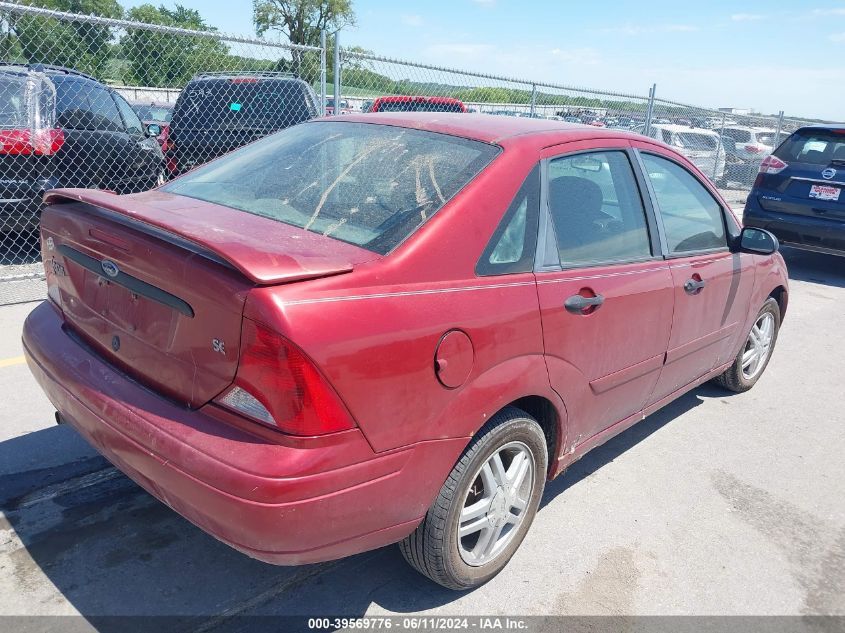 2001 Ford Focus Se VIN: 1FAFP34381W296255 Lot: 39569776