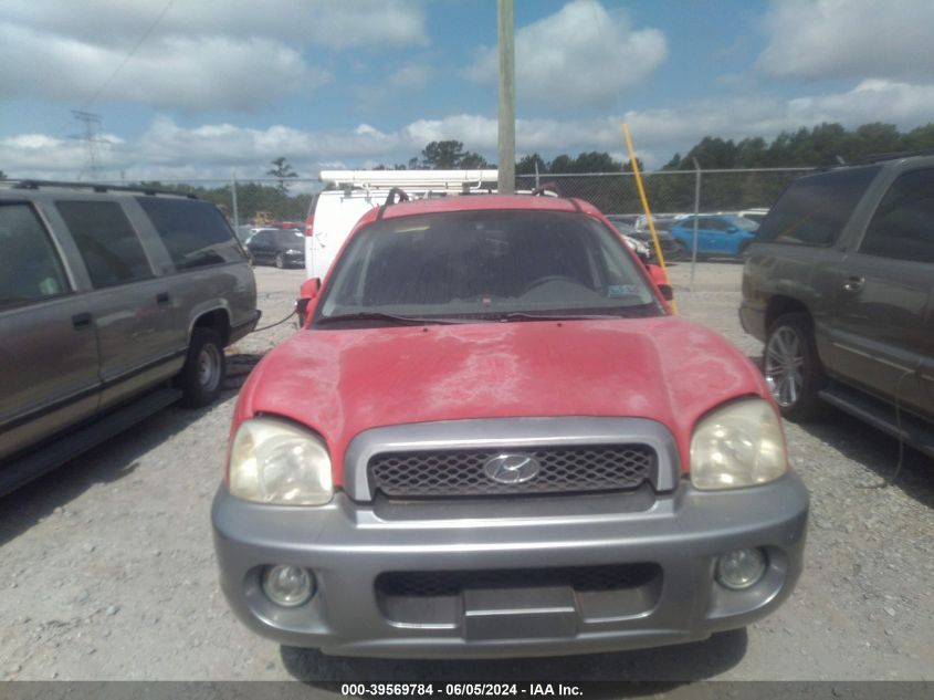 2003 Hyundai Santa Fe Gls/Lx VIN: KM8SC13E03U528059 Lot: 39569784