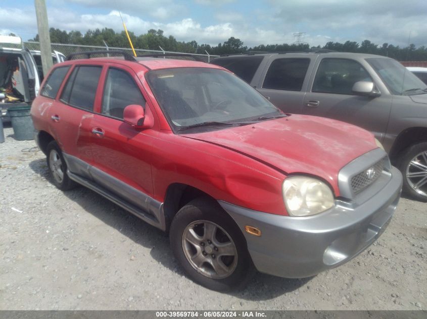 2003 Hyundai Santa Fe Gls/Lx VIN: KM8SC13E03U528059 Lot: 39569784