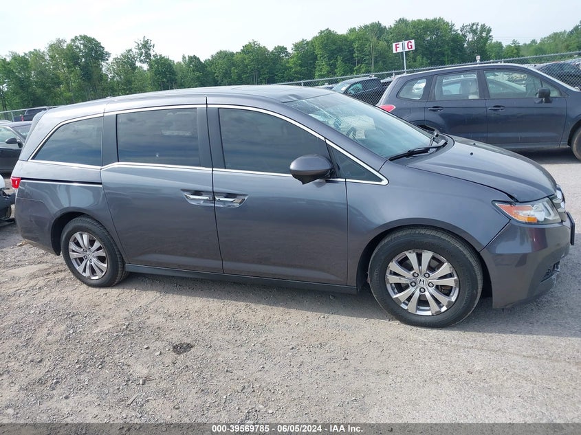 2016 Honda Odyssey Ex-L VIN: 5FNRL5H61GB018460 Lot: 39569785