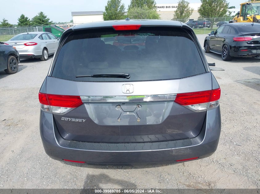 2016 Honda Odyssey Ex-L VIN: 5FNRL5H61GB018460 Lot: 39569785