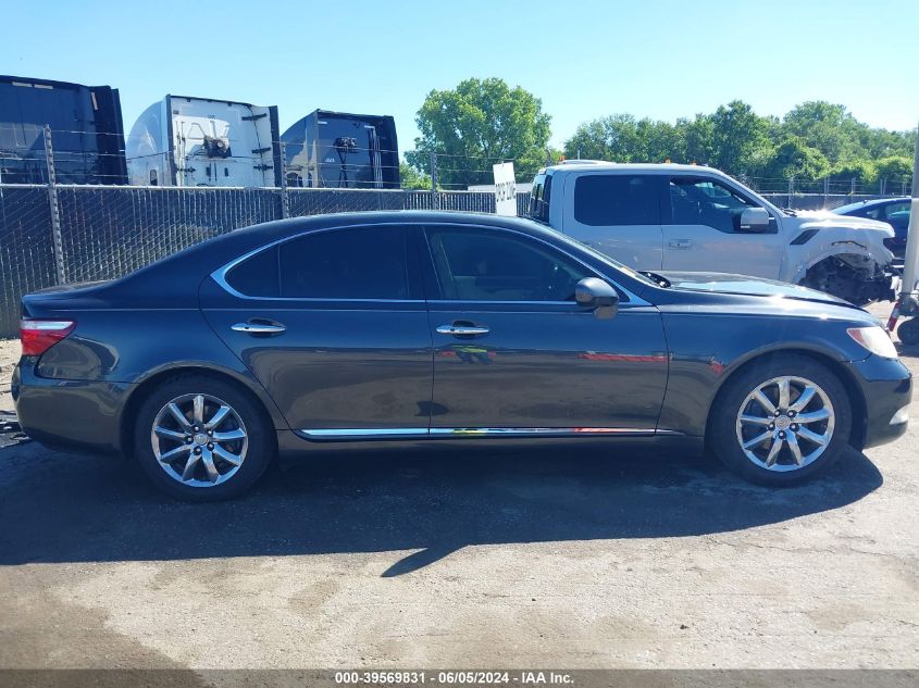 2007 Lexus Ls 460 VIN: JTHBL46F875039675 Lot: 39569831