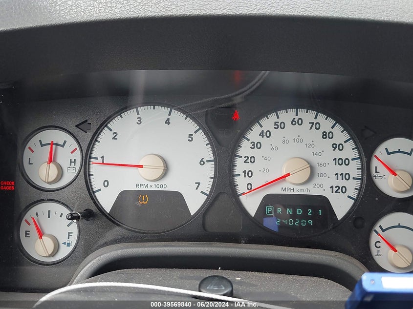 2008 Dodge Ram 1500 Slt VIN: 1D7HA18NX8S604134 Lot: 39569840