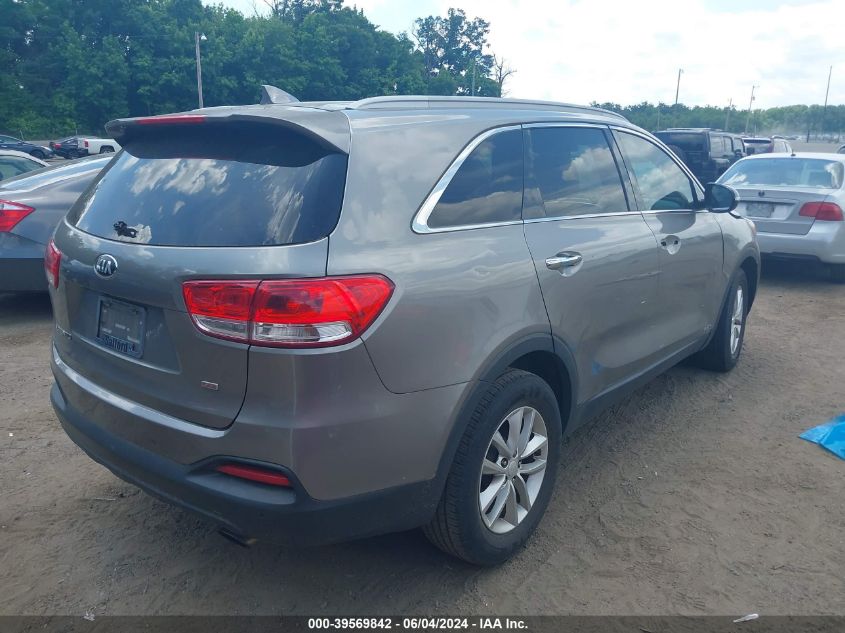 2016 Kia Sorento 2.4L Lx VIN: 5XYPGDA37GG085708 Lot: 39569842