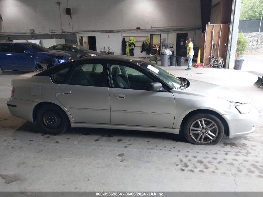 2005 Subaru Legacy 2.5I VIN: 4S3BL616857201391 Lot: 39569854