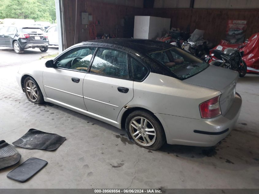 2005 Subaru Legacy 2.5I VIN: 4S3BL616857201391 Lot: 39569854