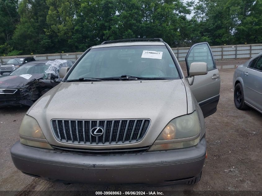 2000 Lexus Rx 300 VIN: JT6GF10U0Y0058215 Lot: 39569863