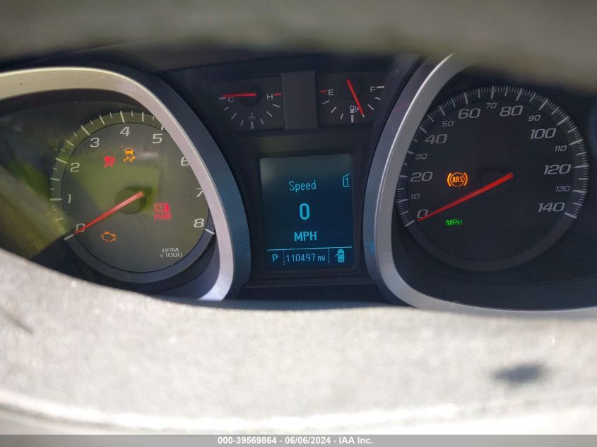 2012 Chevrolet Equinox 1Lt VIN: 2GNFLEEKXC6232827 Lot: 39569864