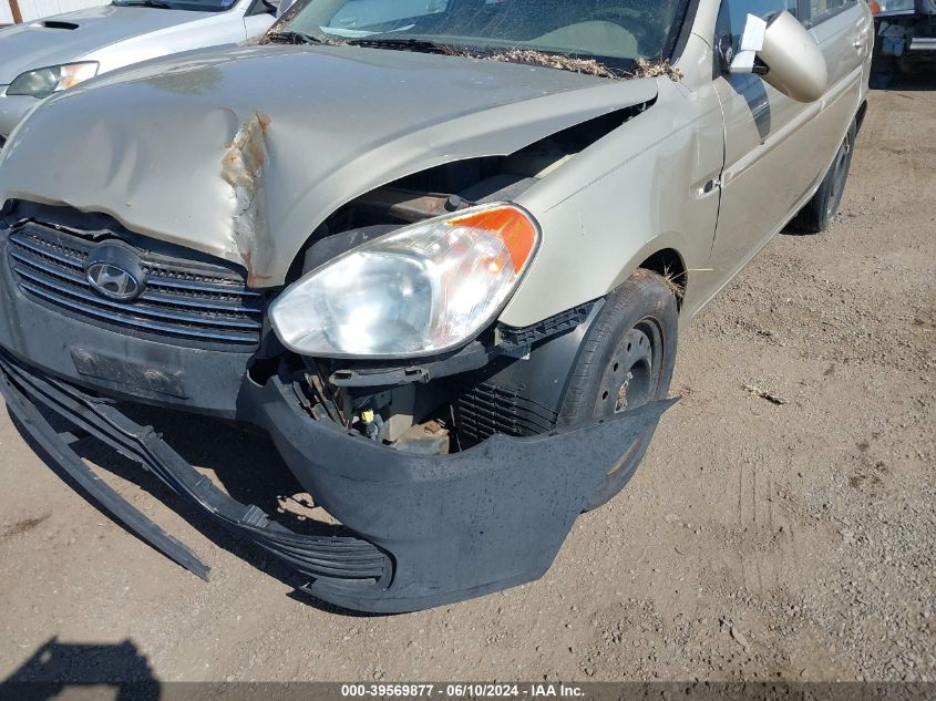 2006 Hyundai Accent Gls VIN: KMHCN46C76U021741 Lot: 39569877