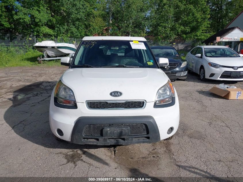 2011 Kia Soul + VIN: KNDJT2A25B7707080 Lot: 39569917