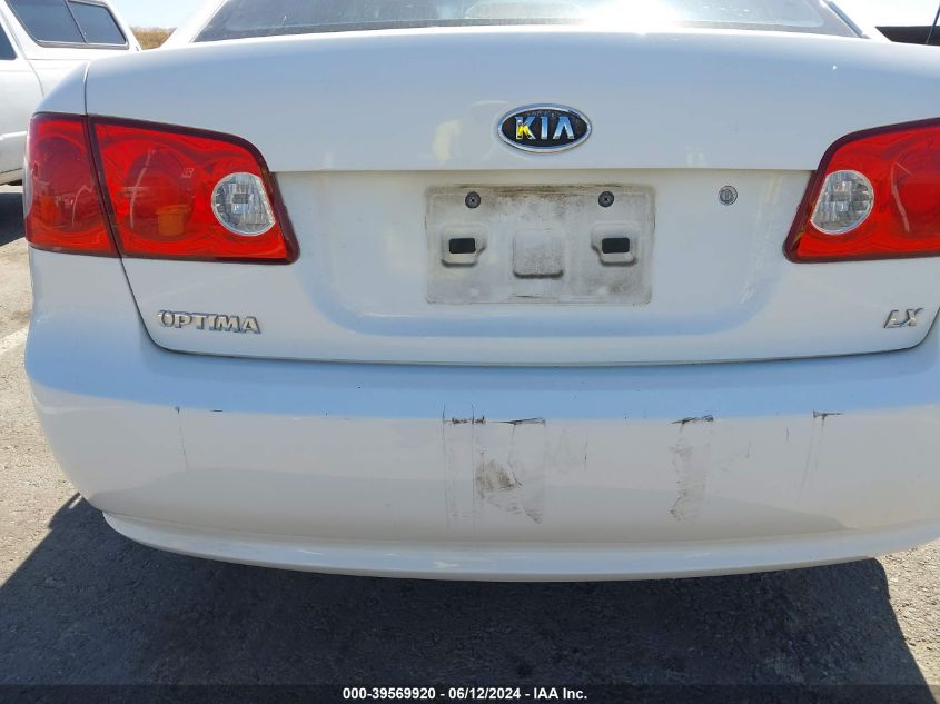 2008 Kia Optima Lx VIN: KNAGE123X85242691 Lot: 39569920