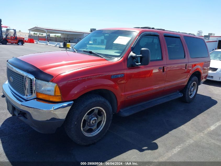 2000 Ford Excursion Xlt VIN: 1FMNU40S9YEE50789 Lot: 39569936