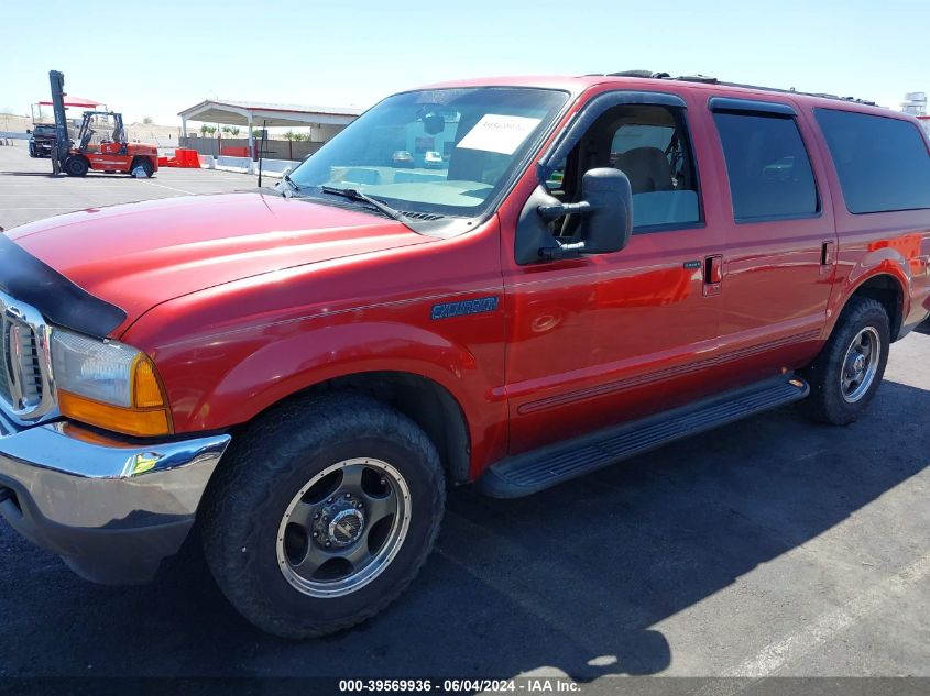 2000 Ford Excursion Xlt VIN: 1FMNU40S9YEE50789 Lot: 39569936