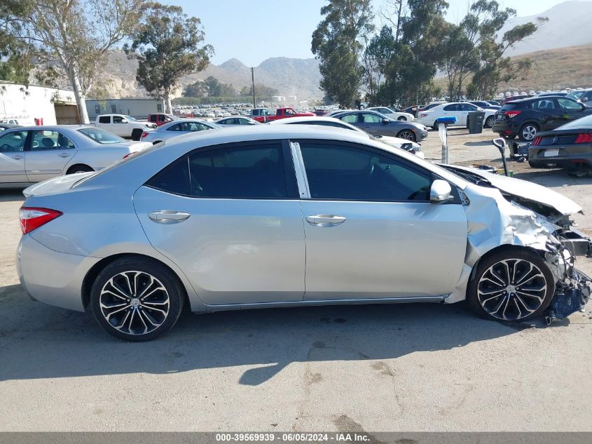 2015 Toyota Corolla S Plus VIN: 5YFBURHEXFP364569 Lot: 39569939