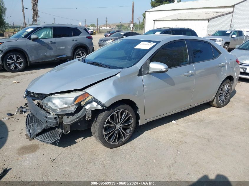 2015 TOYOTA COROLLA L/LE/LE PLS/PRM/S/S PLS - 5YFBURHEXFP364569