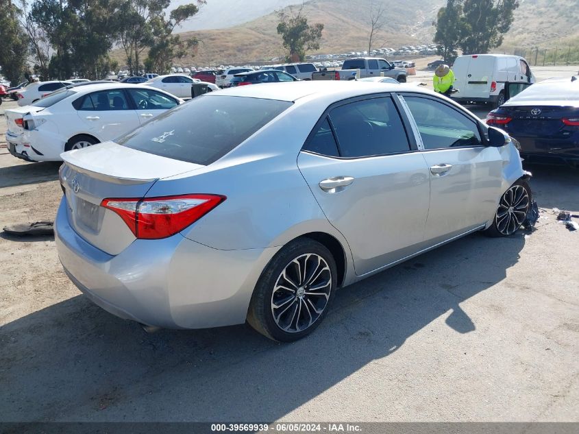 2015 TOYOTA COROLLA L/LE/LE PLS/PRM/S/S PLS - 5YFBURHEXFP364569