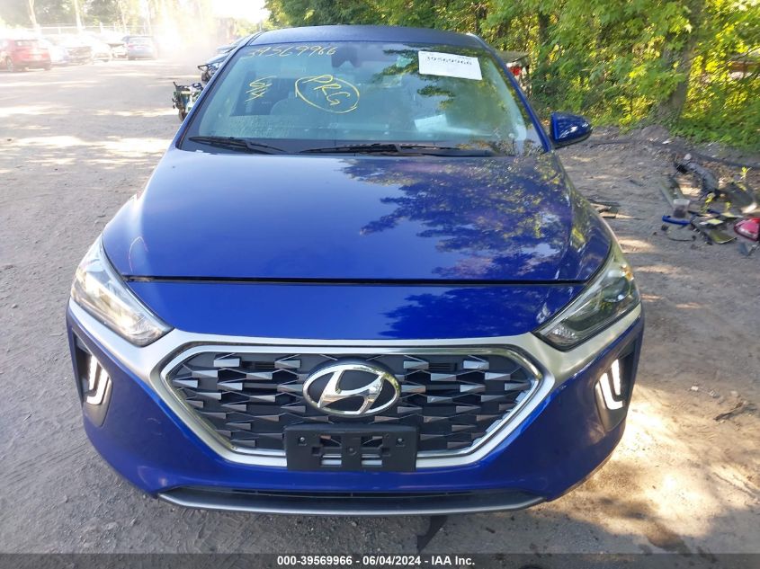 2021 Hyundai Ioniq Hybrid Se VIN: KMHC75LC3MU261080 Lot: 39569966