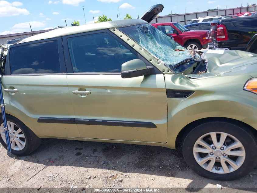 2012 Kia Soul + VIN: KNDJT2A69C7358817 Lot: 39569975