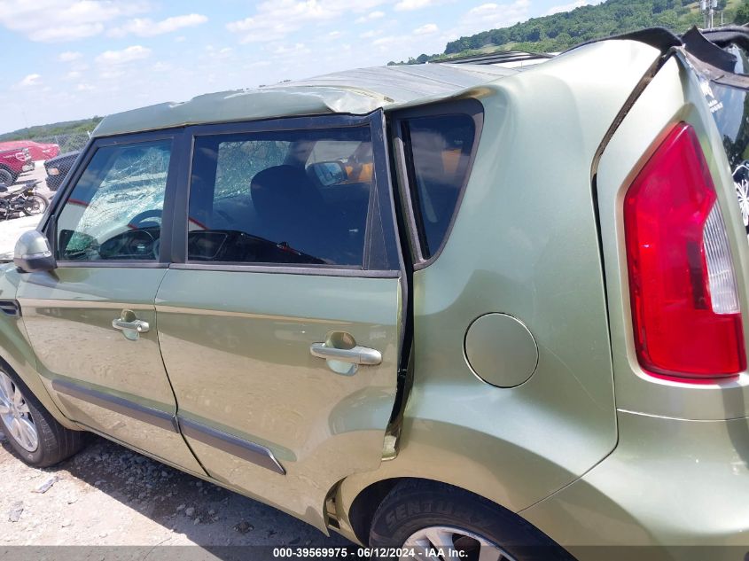 2012 Kia Soul + VIN: KNDJT2A69C7358817 Lot: 39569975