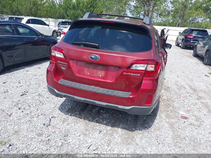 2015 Subaru Outback 2.5I Limited VIN: 4S4BSBNC3F3299522 Lot: 39569978