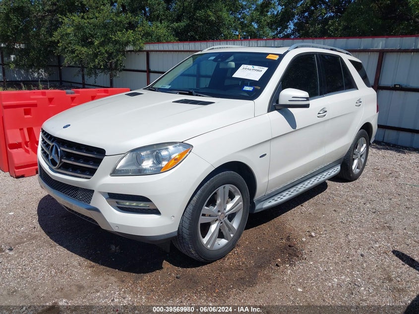 2012 Mercedes-Benz Ml 350 4Matic VIN: 4JGDA5HB6CA080142 Lot: 39569980