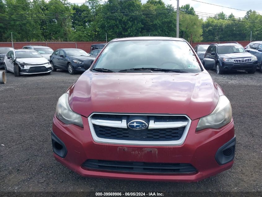 2012 Subaru Impreza 2.0I VIN: JF1GJAA66CH008104 Lot: 39569986