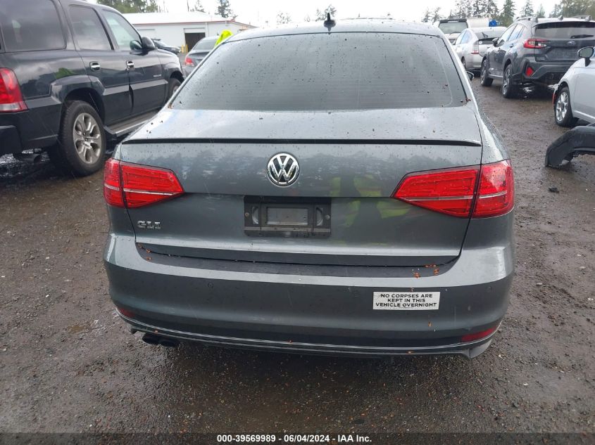 2017 Volkswagen Jetta Gli VIN: 3VW4T7AJ6HM230494 Lot: 39569989