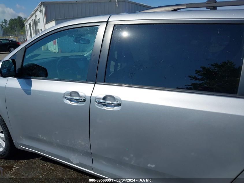 2015 Toyota Sienna Xle 7 Passenger VIN: 5TDDK3DC7FS096992 Lot: 39569991