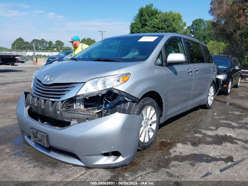 2015 Toyota Sienna Xle 7 Passenger VIN: 5TDDK3DC7FS096992 Lot: 39569991