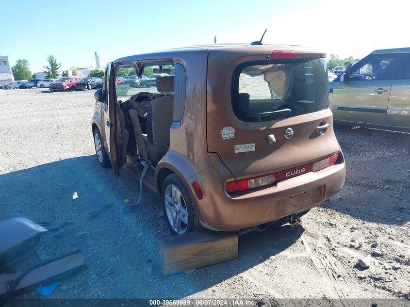 2011 Nissan Cube 1.8Sl VIN: JN8AZ2KR1BT202627 Lot: 39569999