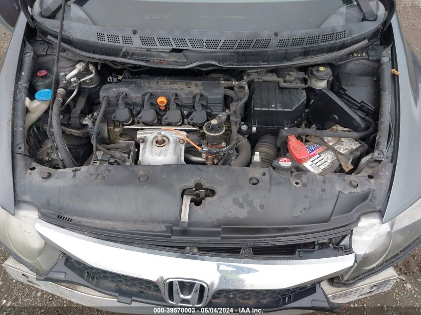 2010 Honda Civic Lx VIN: 2HGFA1F59AH579567 Lot: 39570003