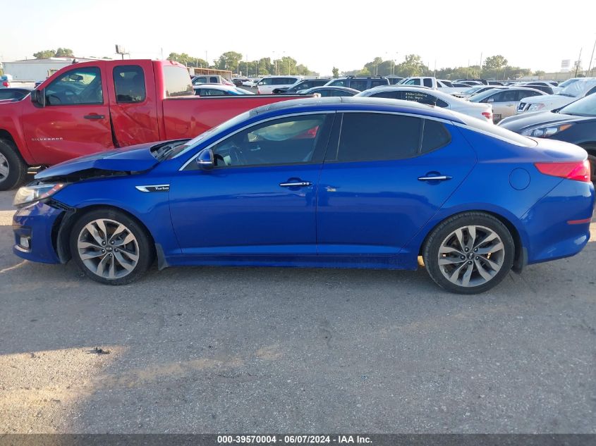 2014 Kia Optima Sx Turbo VIN: 5XXGR4A60EG342634 Lot: 39570004