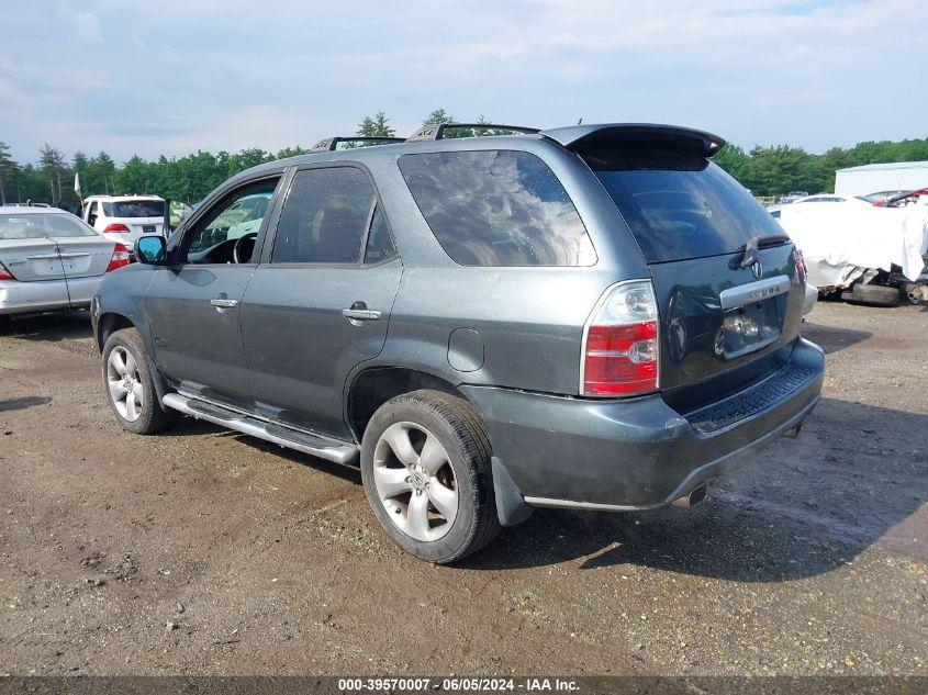 2006 Acura Mdx VIN: 2HNYD18816H504305 Lot: 39570007