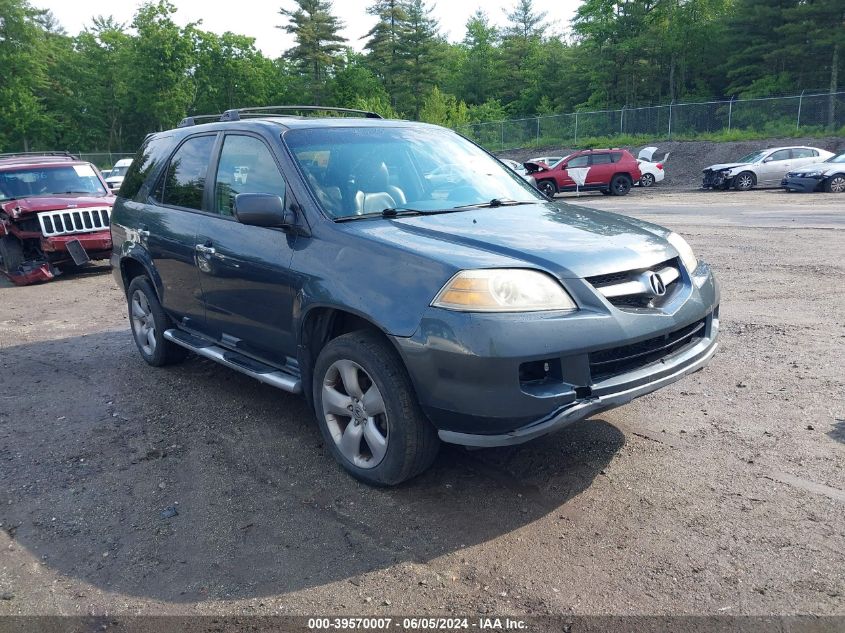 2006 Acura Mdx VIN: 2HNYD18816H504305 Lot: 39570007