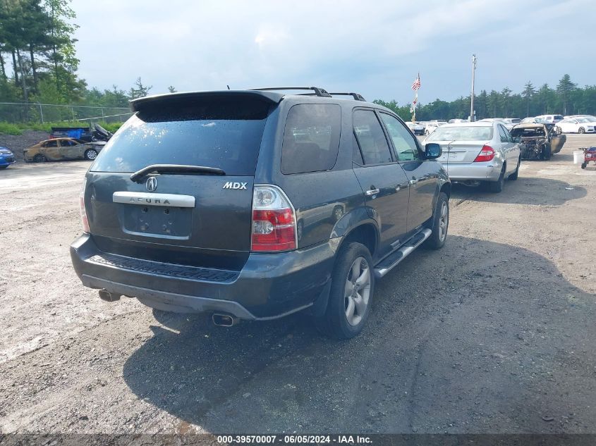 2006 Acura Mdx VIN: 2HNYD18816H504305 Lot: 39570007