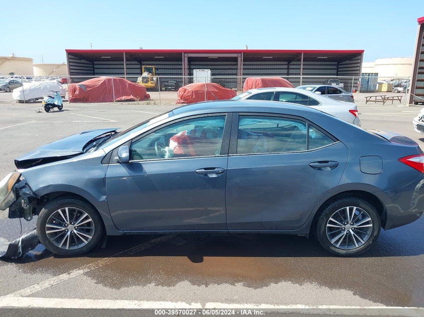 2016 Toyota Corolla Le VIN: 5YFBURHE7GP447457 Lot: 39570027