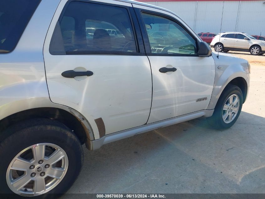 2008 Mercury Mariner I4 VIN: 4M2CU81Z08KJ48723 Lot: 39570039