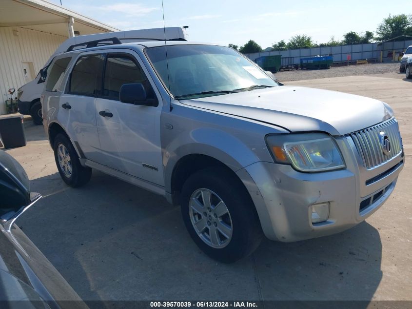 2008 Mercury Mariner I4 VIN: 4M2CU81Z08KJ48723 Lot: 39570039