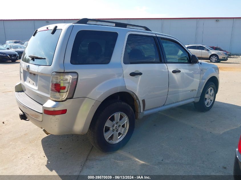 2008 Mercury Mariner I4 VIN: 4M2CU81Z08KJ48723 Lot: 39570039