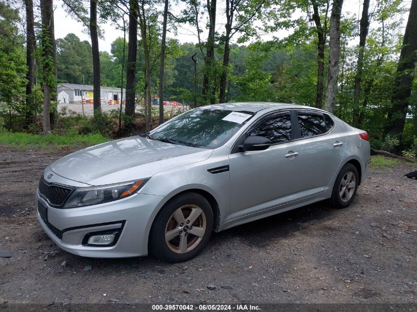 2014 Kia Optima Lx VIN: KNAGM4A73E5473260 Lot: 39570042