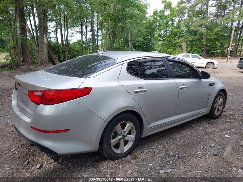 2014 Kia Optima Lx VIN: KNAGM4A73E5473260 Lot: 39570042