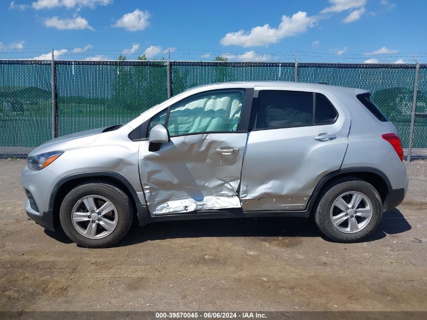 2021 Chevrolet Trax Fwd Ls VIN: KL7CJKSB8MB302566 Lot: 39570045