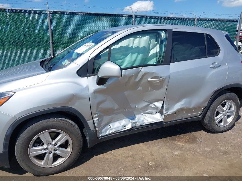 2021 Chevrolet Trax Fwd Ls VIN: KL7CJKSB8MB302566 Lot: 39570045