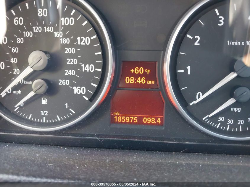 2006 BMW 325I VIN: WBAVB17576NK39870 Lot: 39570055