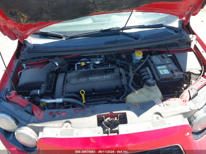 2013 Chevrolet Sonic Lt Auto VIN: 1G1JC6SG1D4185983 Lot: 39570061