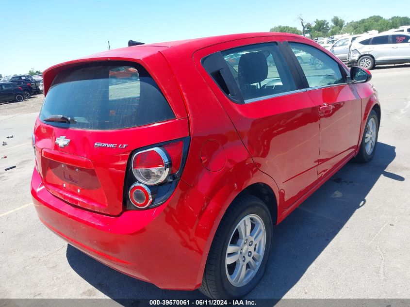 2013 Chevrolet Sonic Lt Auto VIN: 1G1JC6SG1D4185983 Lot: 39570061