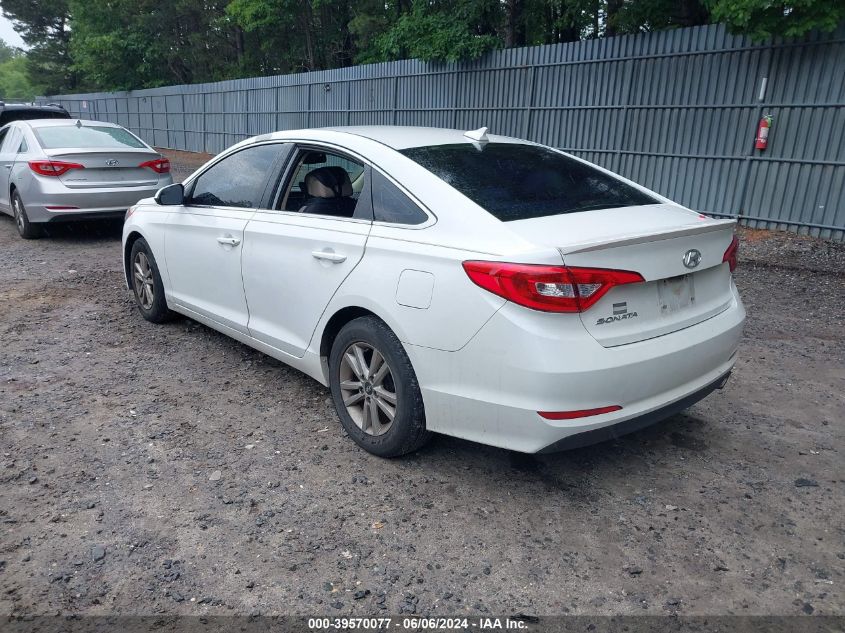 2016 Hyundai Sonata Se VIN: 5NPE24AF5GH401745 Lot: 39570077