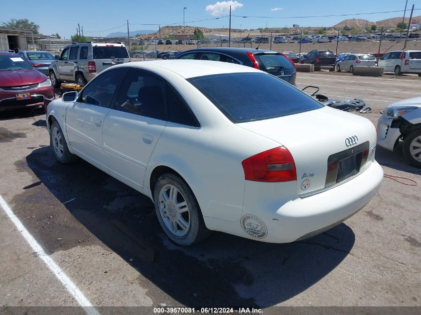 2000 Audi A6 2.7T VIN: WAUED24B1YN052699 Lot: 39570081