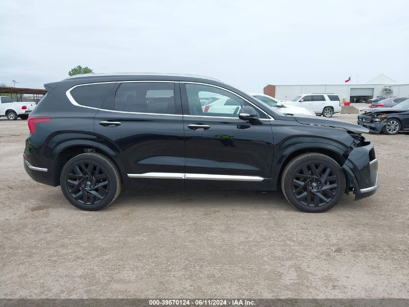 2022 Hyundai Santa Fe Calligraphy VIN: 5NMS54AL8NH477003 Lot: 39570124